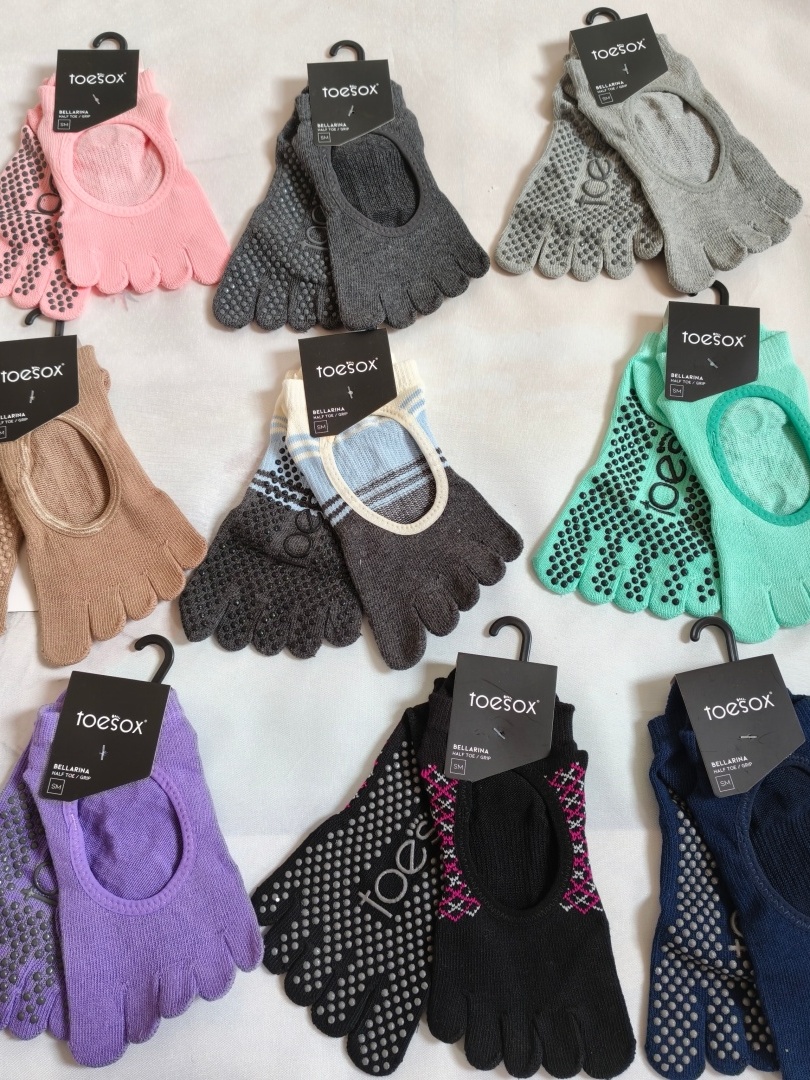 Toesox ヨガ 5 本指ソックス メンズ レディース プ - Medias Para Pilates Y Yoga のレビューと価格
